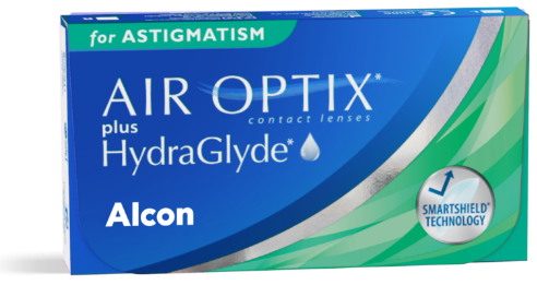 Air Optix Plus HydraGlyde para Astigmatismo - Lentes de Contacto Mensuales